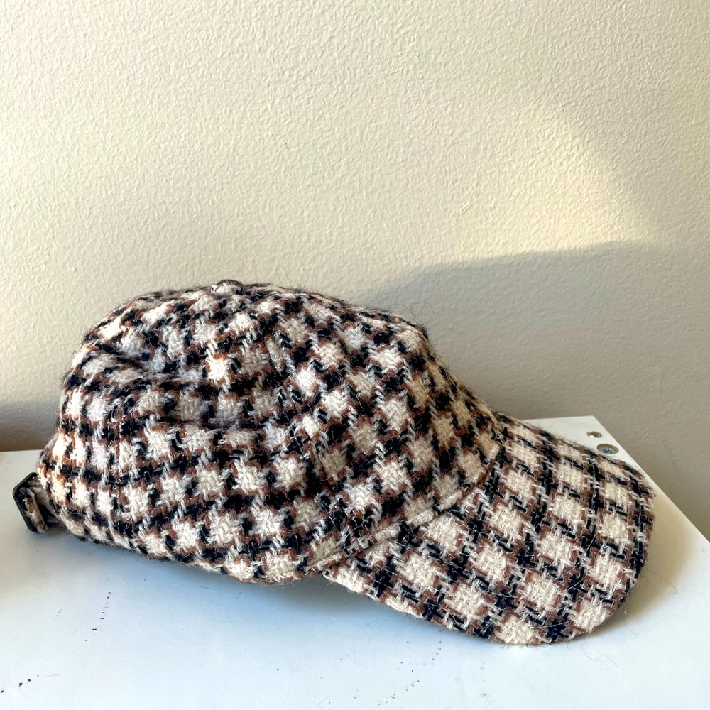 Jcrew Tweed Baseball hat